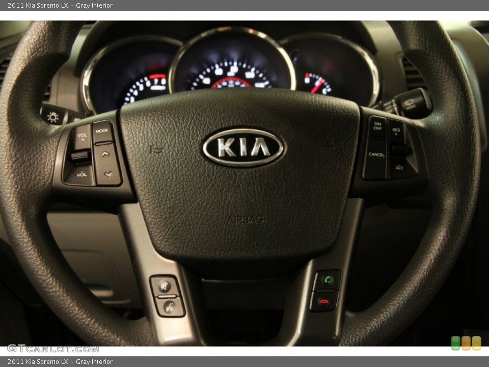Gray Interior Steering Wheel for the 2011 Kia Sorento LX #90122085