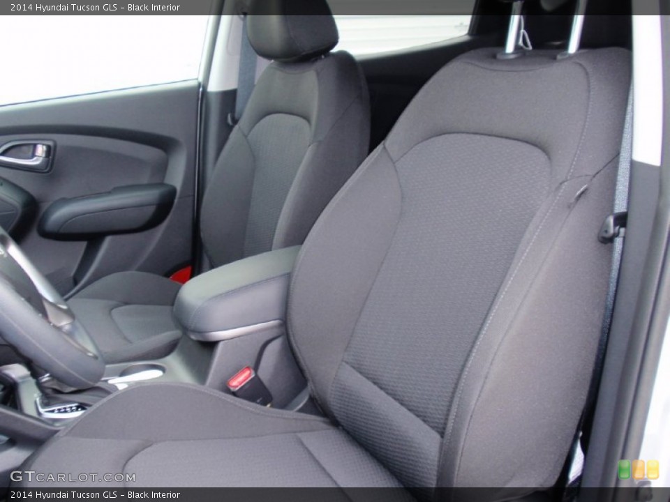 Black Interior Front Seat for the 2014 Hyundai Tucson GLS #90123159