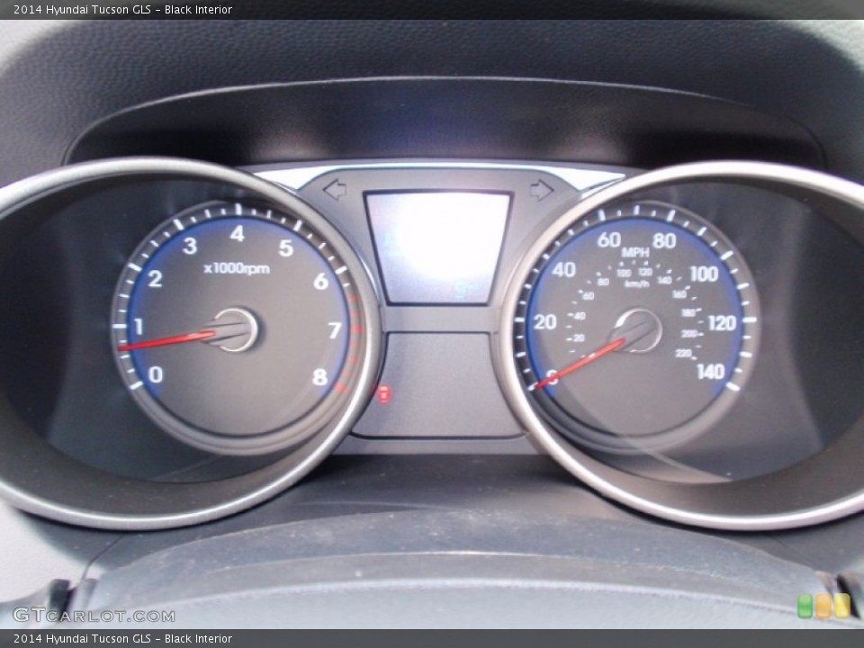 Black Interior Gauges for the 2014 Hyundai Tucson GLS #90123189