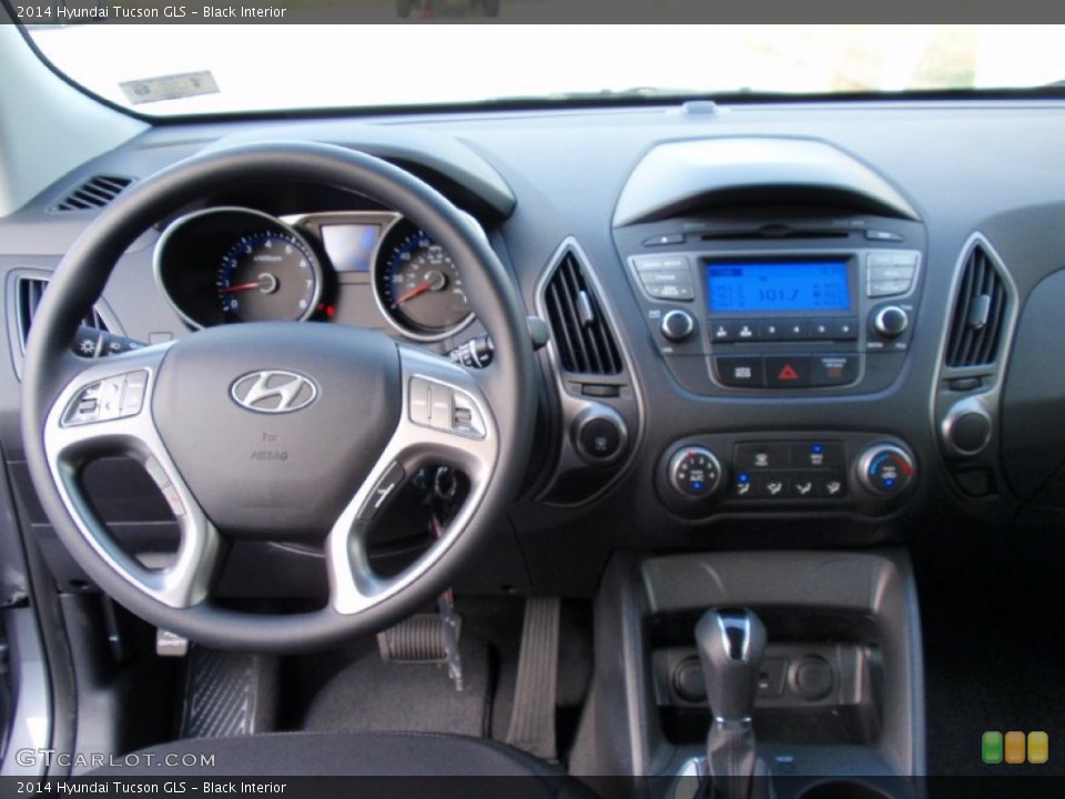 Black Interior Dashboard for the 2014 Hyundai Tucson GLS #90123360