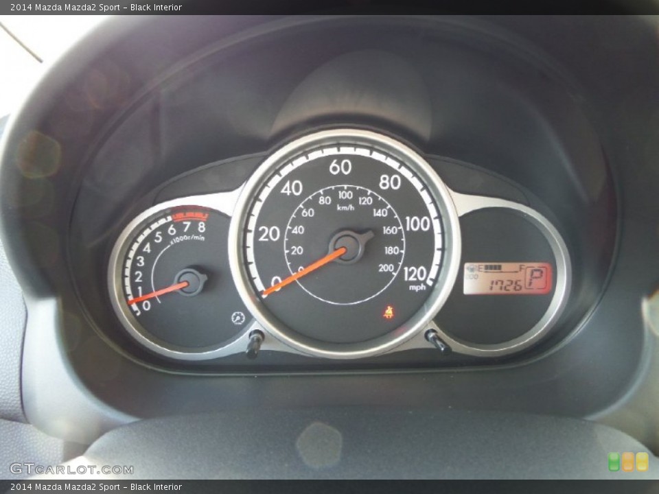 Black Interior Gauges for the 2014 Mazda Mazda2 Sport #90123540