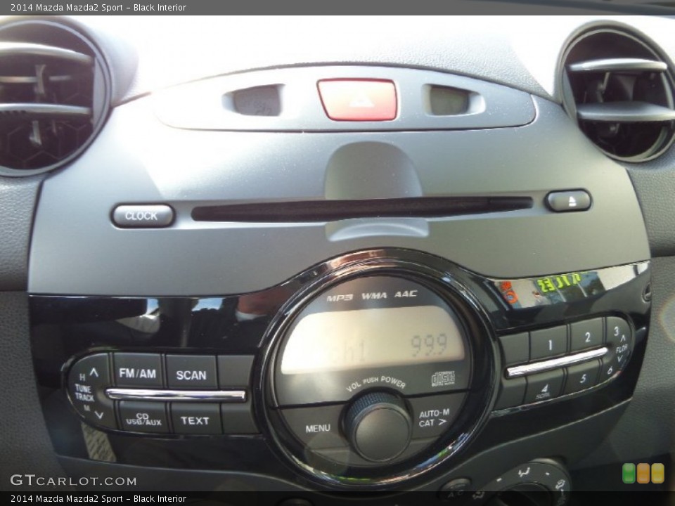 Black Interior Controls for the 2014 Mazda Mazda2 Sport #90123549