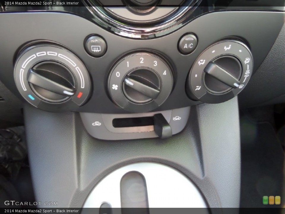 Black Interior Controls for the 2014 Mazda Mazda2 Sport #90123553