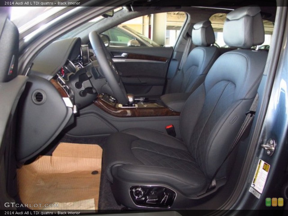 Black Interior Front Seat for the 2014 Audi A8 L TDI quattro #90125776