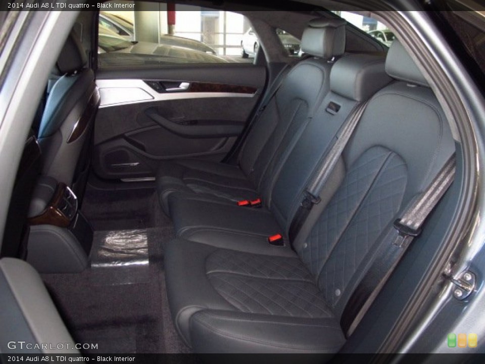 Black Interior Rear Seat for the 2014 Audi A8 L TDI quattro #90125821