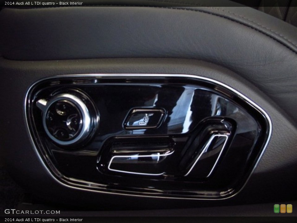 Black Interior Controls for the 2014 Audi A8 L TDI quattro #90125971