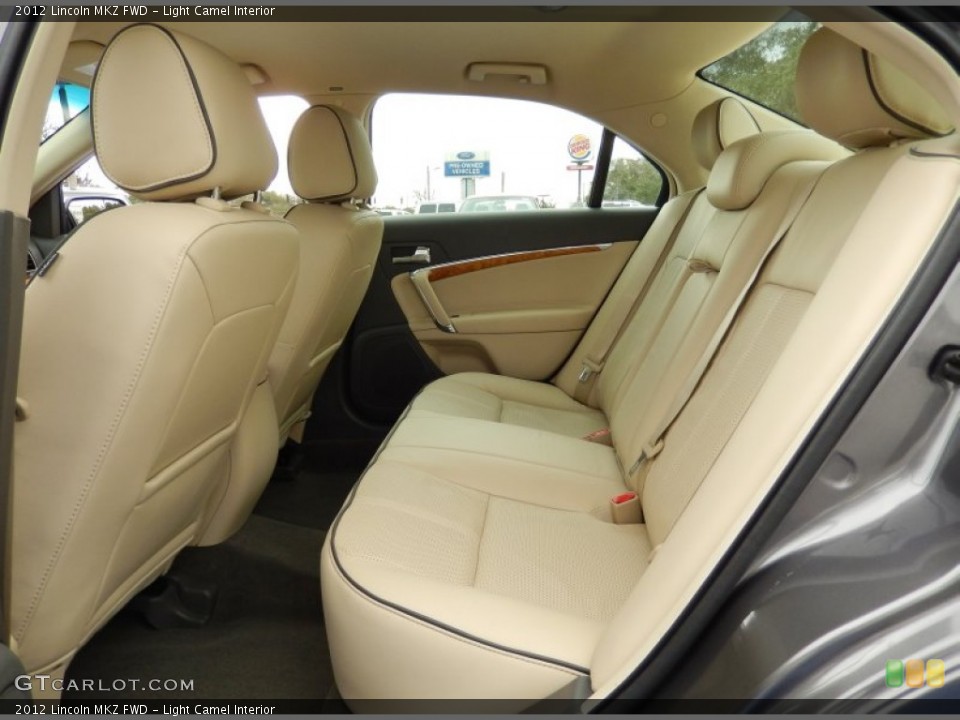 Light Camel Interior Rear Seat for the 2012 Lincoln MKZ FWD #90127213