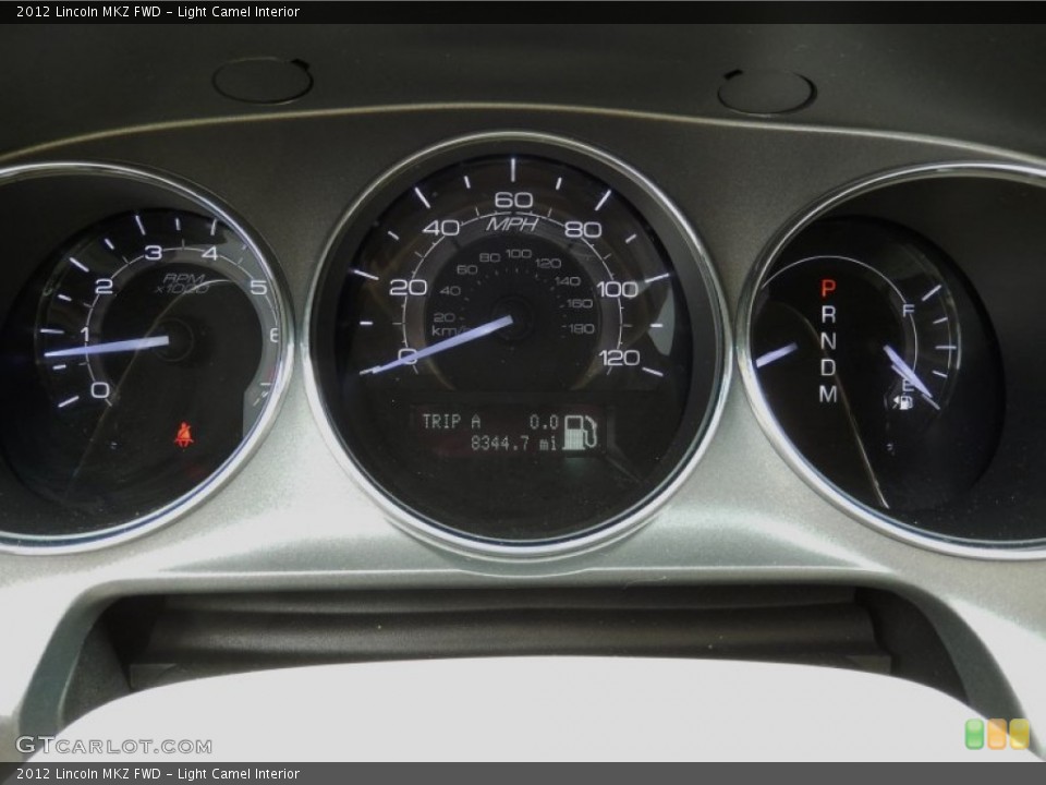 Light Camel Interior Gauges for the 2012 Lincoln MKZ FWD #90127363