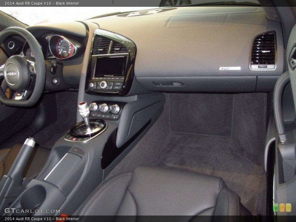 Black Interior Dashboard for the 2014 Audi R8 Coupe V10 #90127390