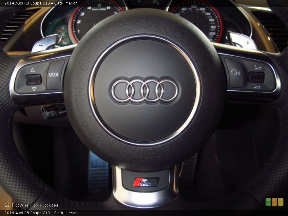 Black Interior Controls for the 2014 Audi R8 Coupe V10 #90127462