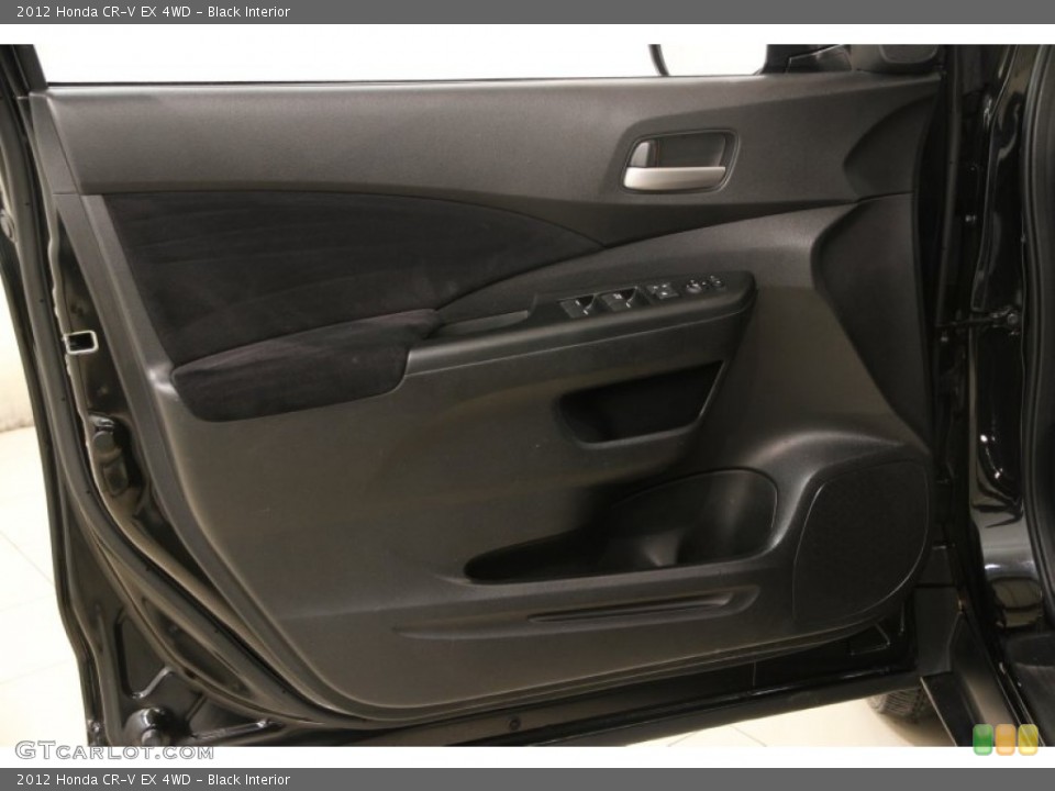 Black Interior Door Panel for the 2012 Honda CR-V EX 4WD #90128091