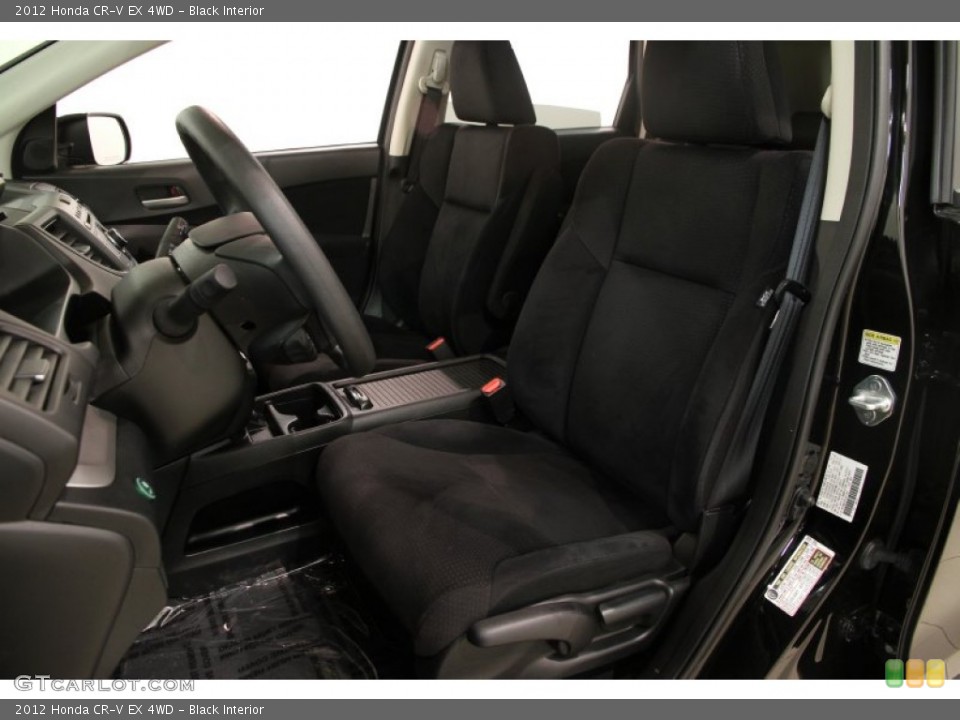 Black Interior Front Seat for the 2012 Honda CR-V EX 4WD #90128113