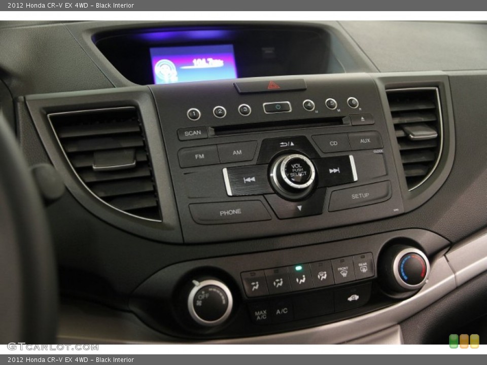 Black Interior Controls for the 2012 Honda CR-V EX 4WD #90128182