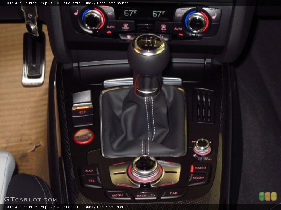 Black/Lunar Silver Interior Transmission for the 2014 Audi S4 Premium plus 3.0 TFSI quattro #90129292