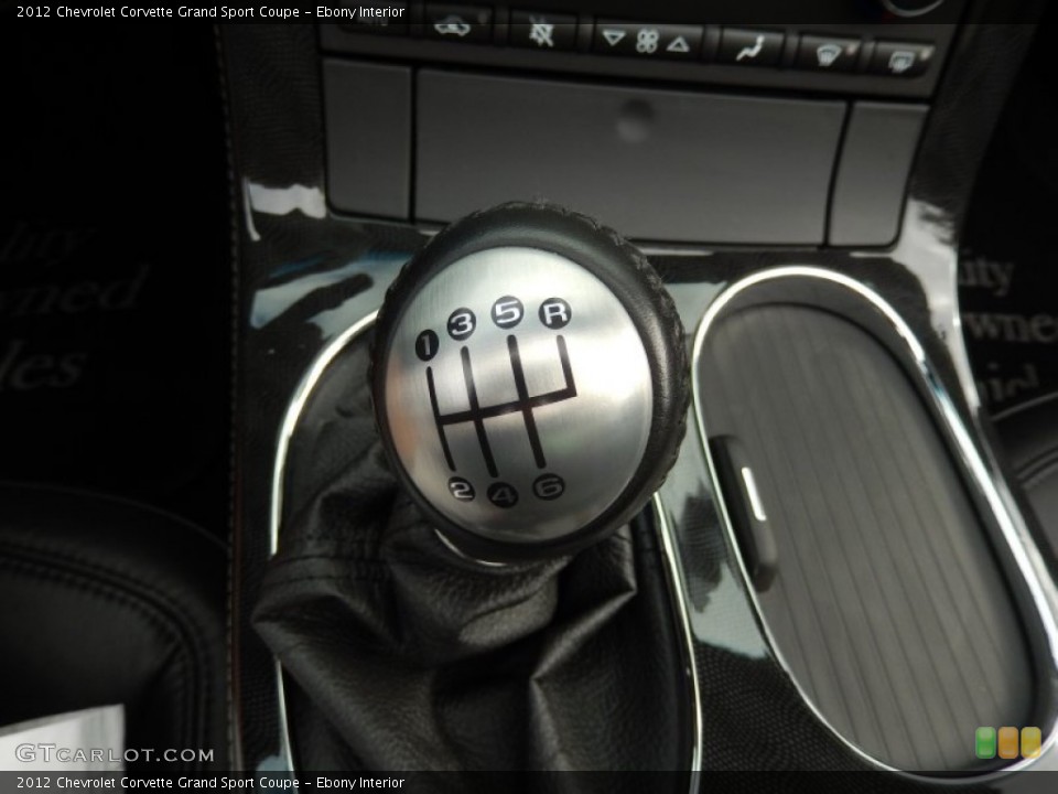 Ebony Interior Transmission for the 2012 Chevrolet Corvette Grand Sport Coupe #90130132