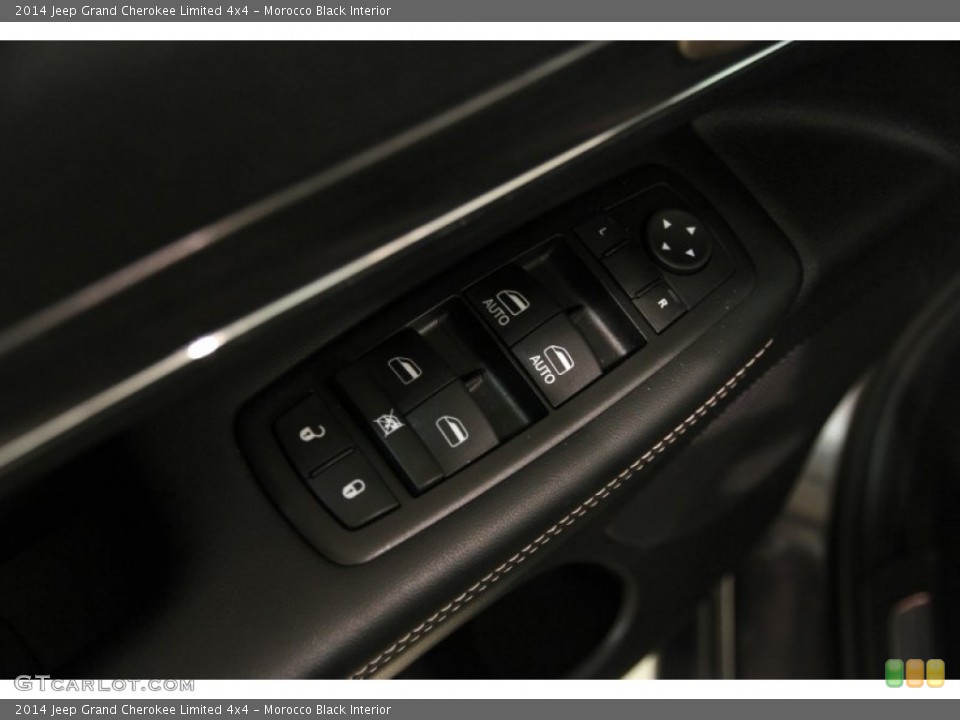 Morocco Black Interior Controls for the 2014 Jeep Grand Cherokee Limited 4x4 #90130375