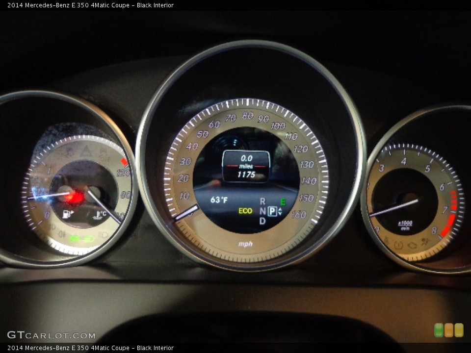 Black Interior Gauges for the 2014 Mercedes-Benz E 350 4Matic Coupe #90130546