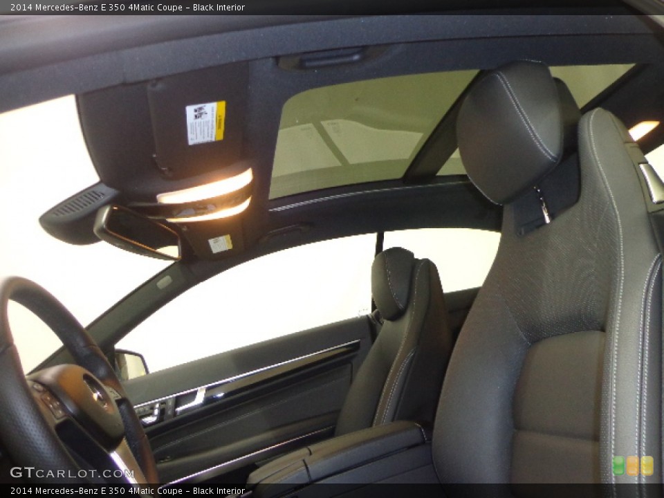 Black Interior Sunroof for the 2014 Mercedes-Benz E 350 4Matic Coupe #90130610