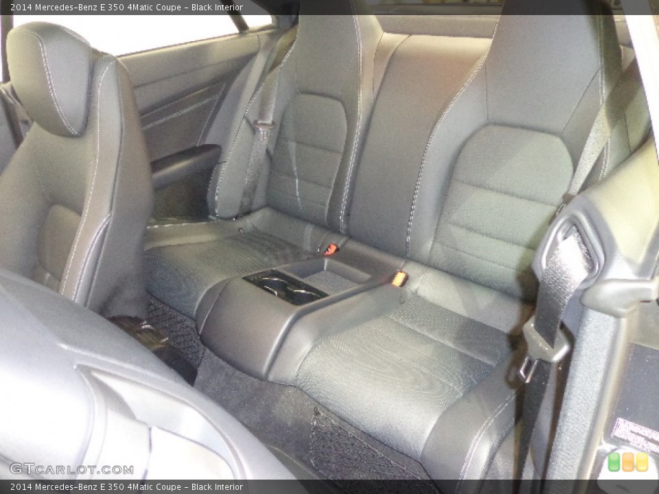 Black Interior Rear Seat for the 2014 Mercedes-Benz E 350 4Matic Coupe #90130636