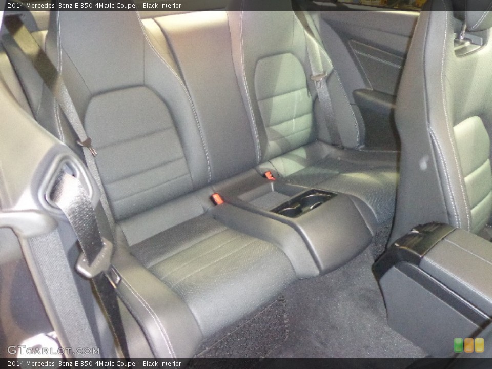 Black Interior Rear Seat for the 2014 Mercedes-Benz E 350 4Matic Coupe #90130684