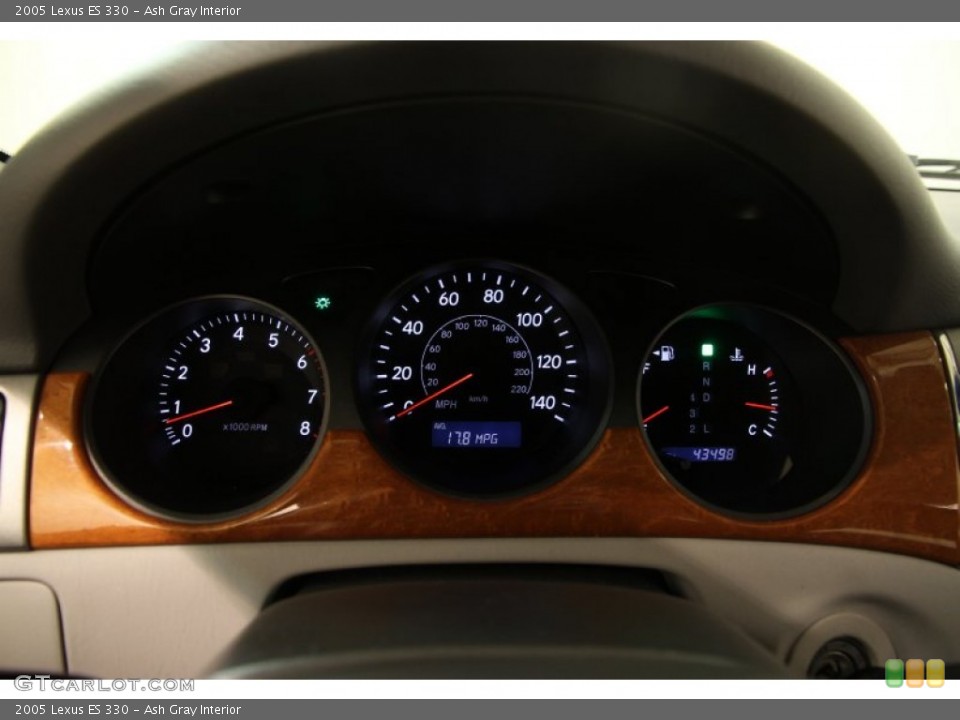 Ash Gray Interior Gauges for the 2005 Lexus ES 330 #90131851