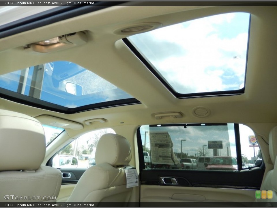 Light Dune Interior Sunroof for the 2014 Lincoln MKT EcoBoost AWD #90132073
