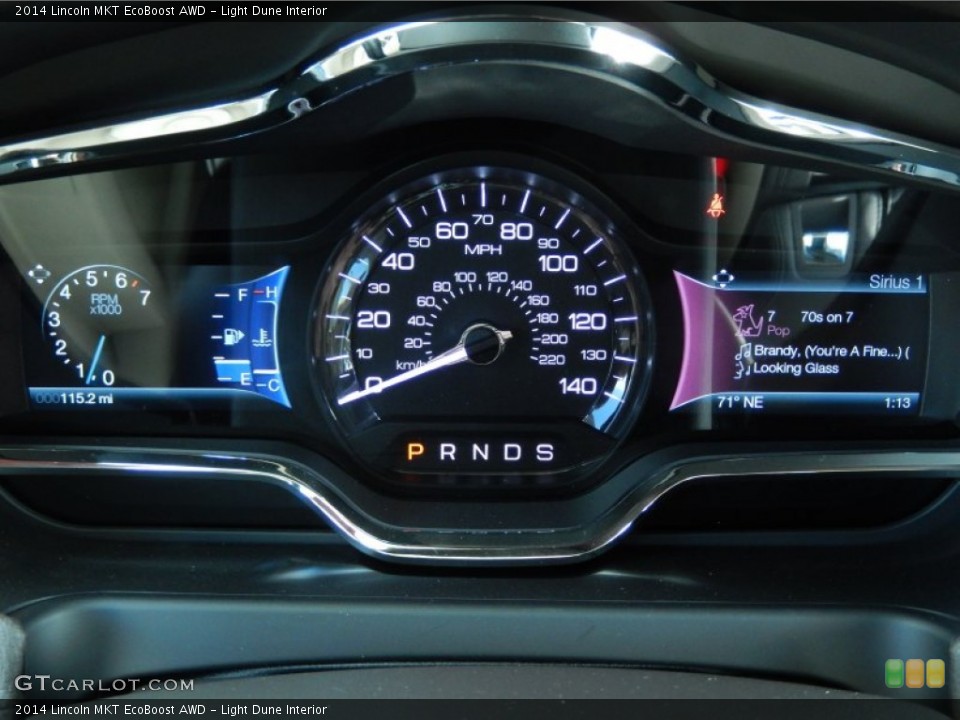 Light Dune Interior Gauges for the 2014 Lincoln MKT EcoBoost AWD #90132121