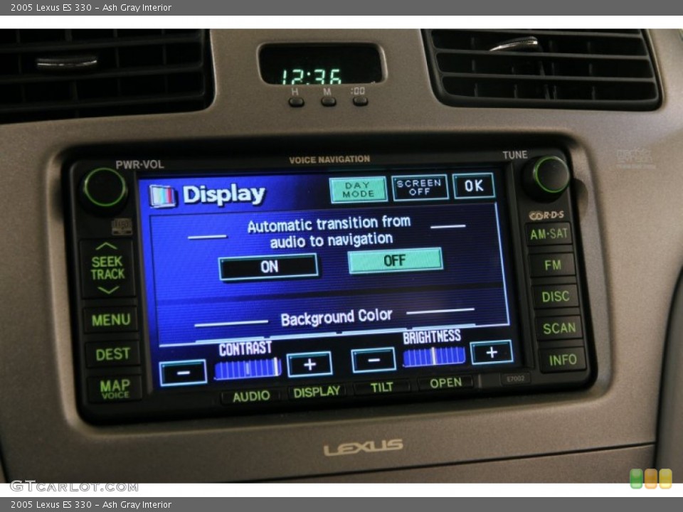 Ash Gray Interior Controls for the 2005 Lexus ES 330 #90132262