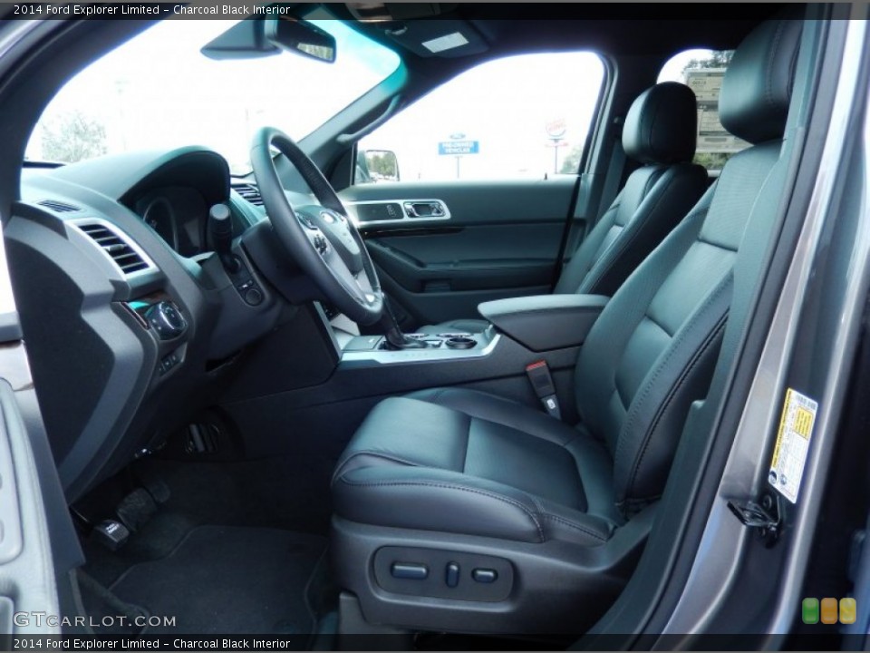 Charcoal Black Interior Photo for the 2014 Ford Explorer Limited #90132706