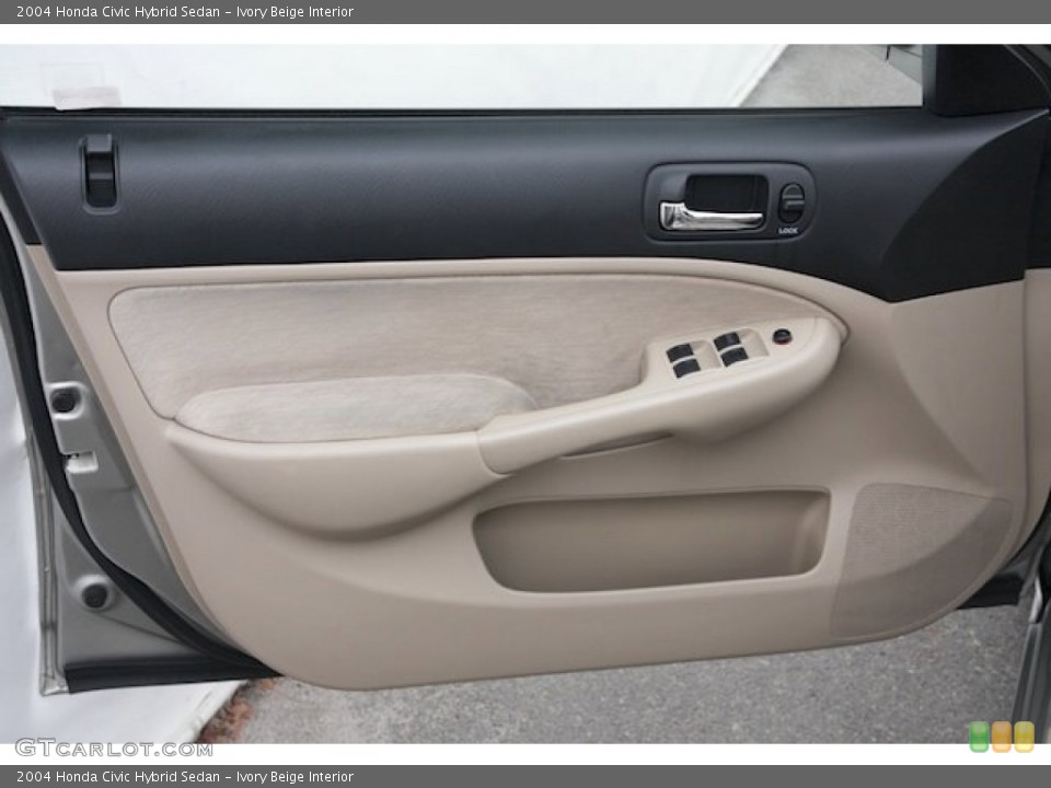 Ivory Beige Interior Door Panel for the 2004 Honda Civic Hybrid Sedan #90133465