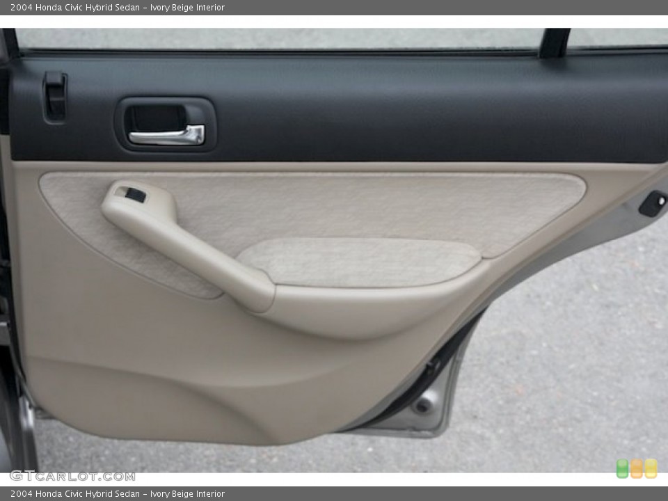 Ivory Beige Interior Door Panel for the 2004 Honda Civic Hybrid Sedan #90133511