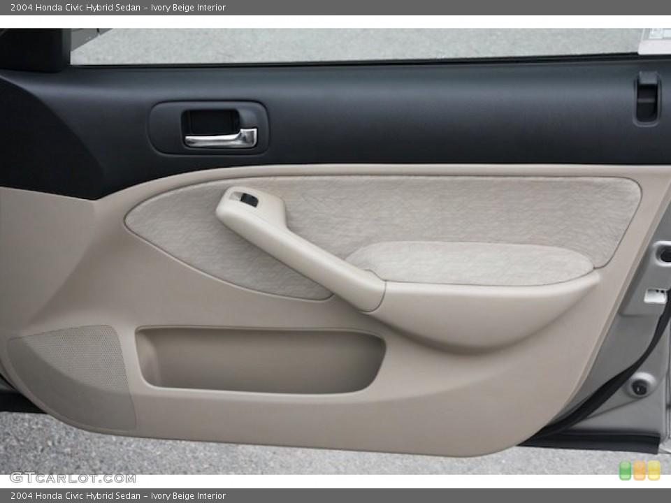 Ivory Beige Interior Door Panel for the 2004 Honda Civic Hybrid Sedan #90133531