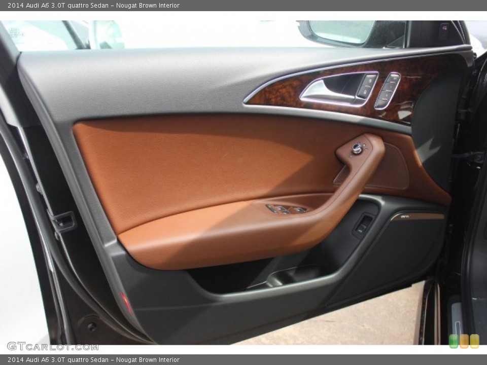 Nougat Brown Interior Door Panel for the 2014 Audi A6 3.0T quattro Sedan #90134152