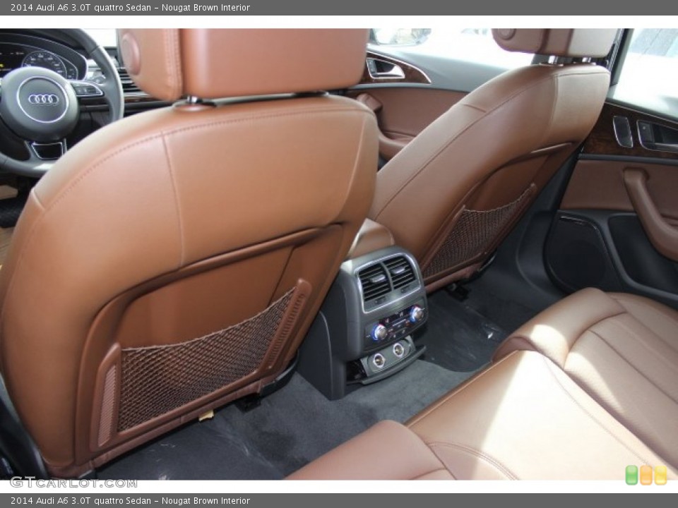 Nougat Brown Interior Rear Seat for the 2014 Audi A6 3.0T quattro Sedan #90134593