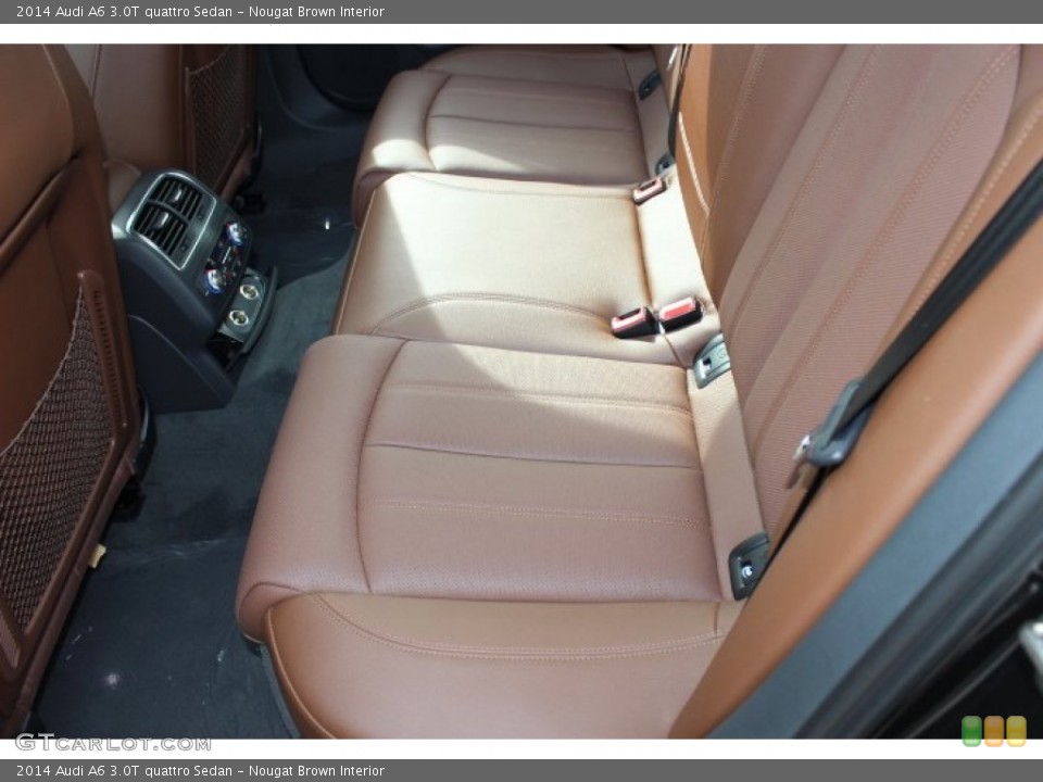 Nougat Brown Interior Rear Seat for the 2014 Audi A6 3.0T quattro Sedan #90134612