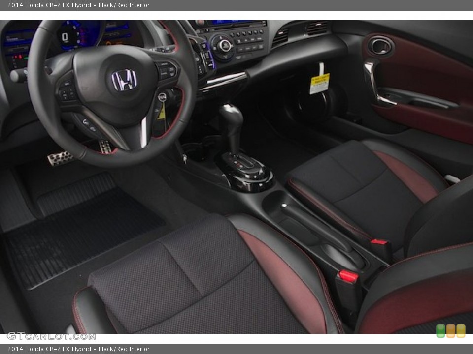 Black/Red Interior Prime Interior for the 2014 Honda CR-Z EX Hybrid #90136828
