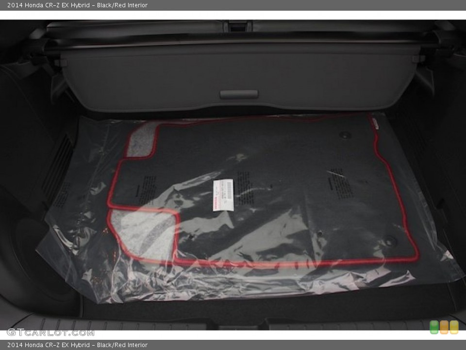 Black/Red Interior Trunk for the 2014 Honda CR-Z EX Hybrid #90136926