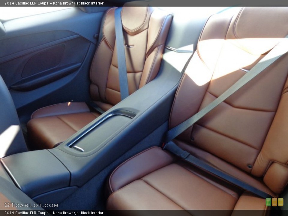 Kona Brown/Jet Black Interior Rear Seat for the 2014 Cadillac ELR Coupe #90139156