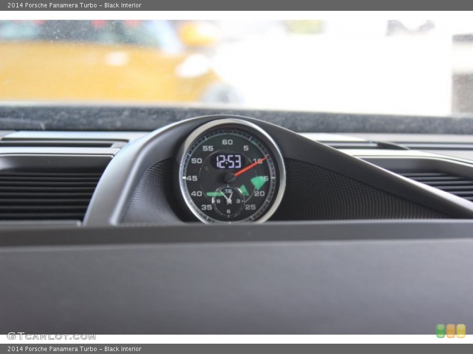 Black Interior Gauges for the 2014 Porsche Panamera Turbo #90139270