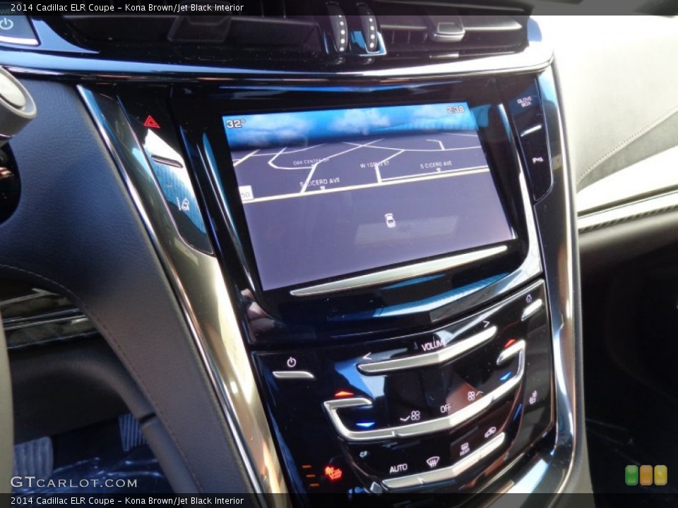 Kona Brown/Jet Black Interior Controls for the 2014 Cadillac ELR Coupe #90139285
