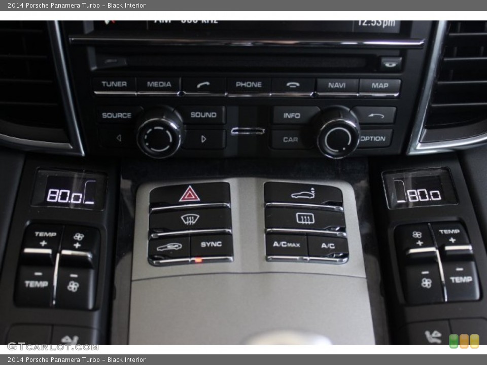 Black Interior Controls for the 2014 Porsche Panamera Turbo #90139333