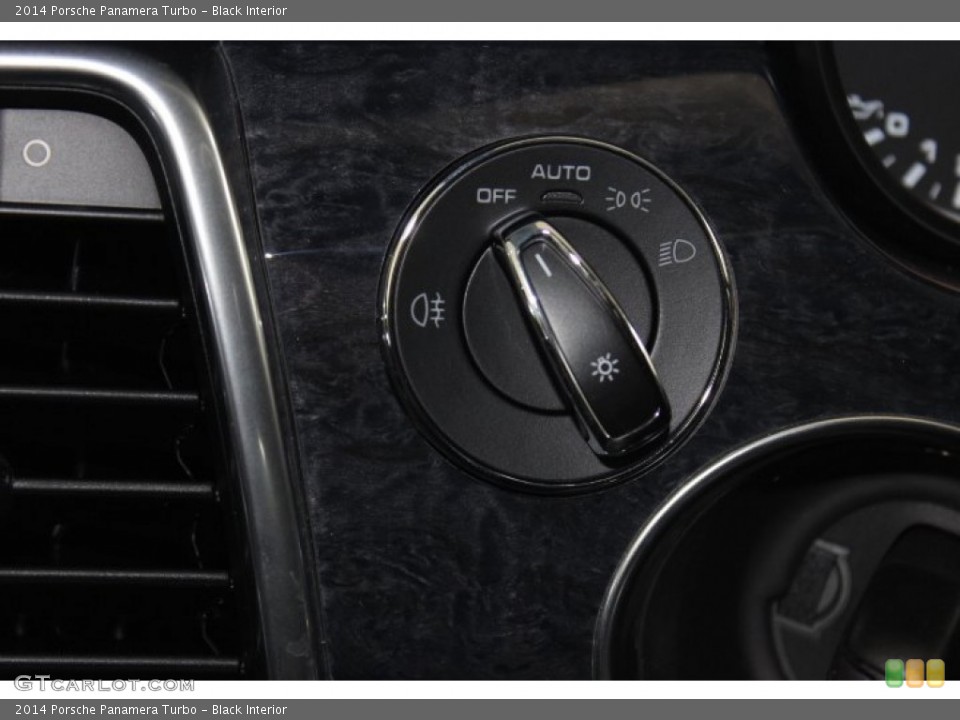 Black Interior Controls for the 2014 Porsche Panamera Turbo #90139426
