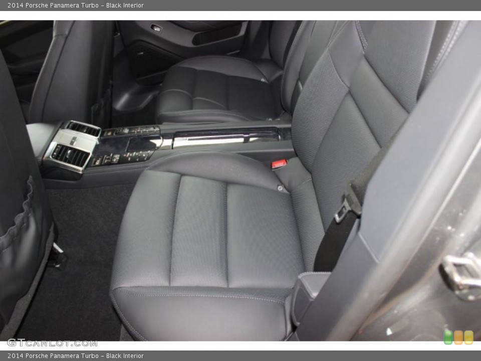 Black Interior Rear Seat for the 2014 Porsche Panamera Turbo #90139500