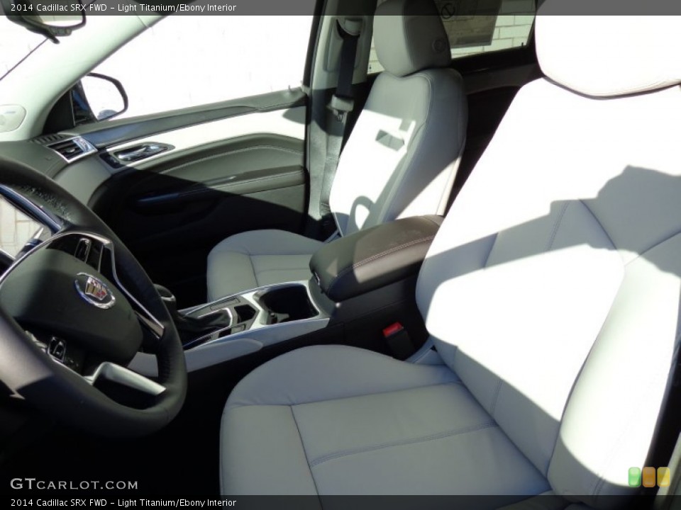 Light Titanium/Ebony Interior Front Seat for the 2014 Cadillac SRX FWD #90139597