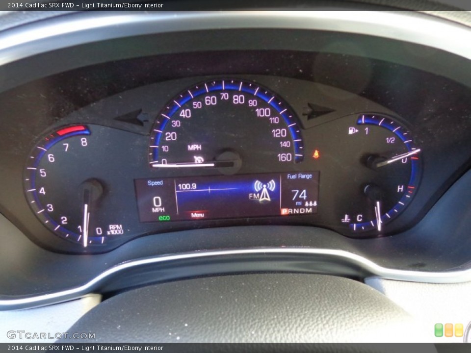 Light Titanium/Ebony Interior Gauges for the 2014 Cadillac SRX FWD #90139789