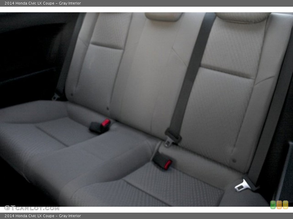 Gray Interior Rear Seat for the 2014 Honda Civic LX Coupe #90141022