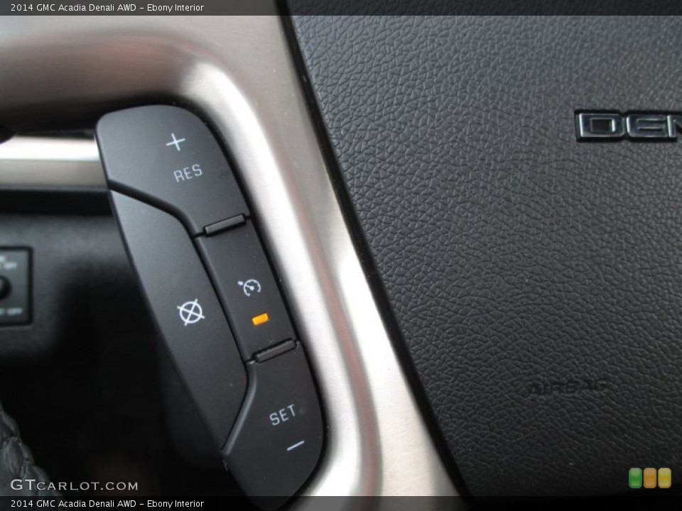 Ebony Interior Controls for the 2014 GMC Acadia Denali AWD #90141025