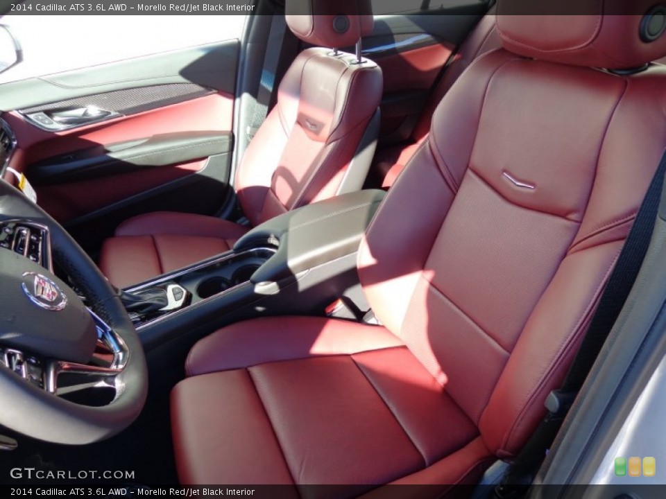 Morello Red/Jet Black Interior Front Seat for the 2014 Cadillac ATS 3.6L AWD #90141178