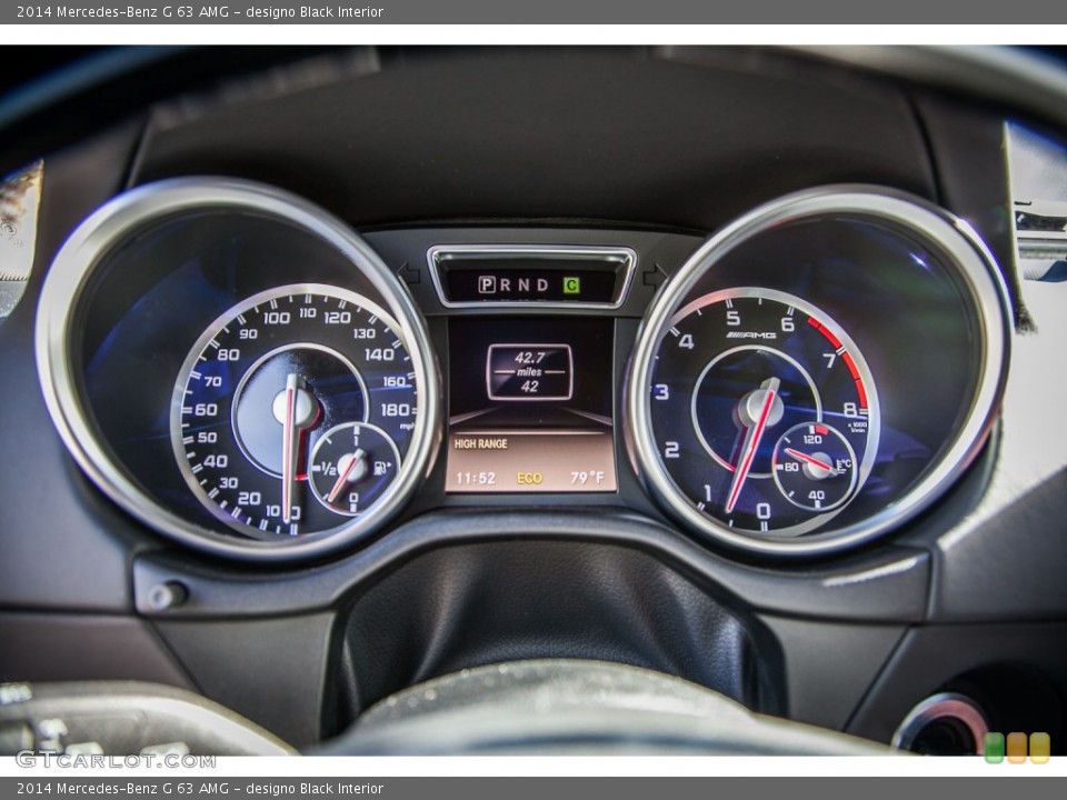 designo Black Interior Gauges for the 2014 Mercedes-Benz G 63 AMG #90147016