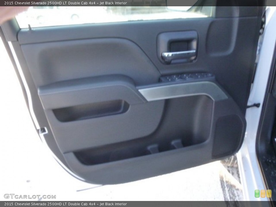 Jet Black Interior Door Panel for the 2015 Chevrolet Silverado 2500HD LT Double Cab 4x4 #90147077